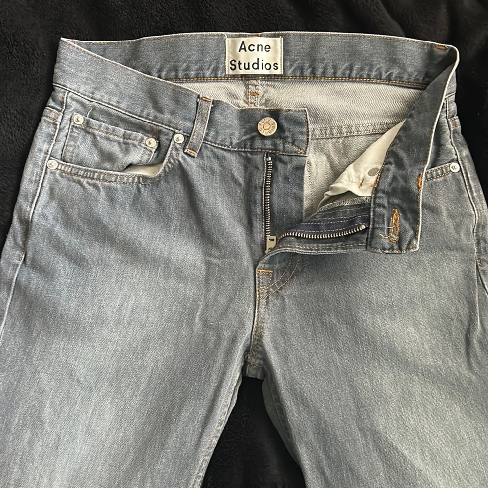 Acne Studios - Men’s Slim Fit Jeans - Stone